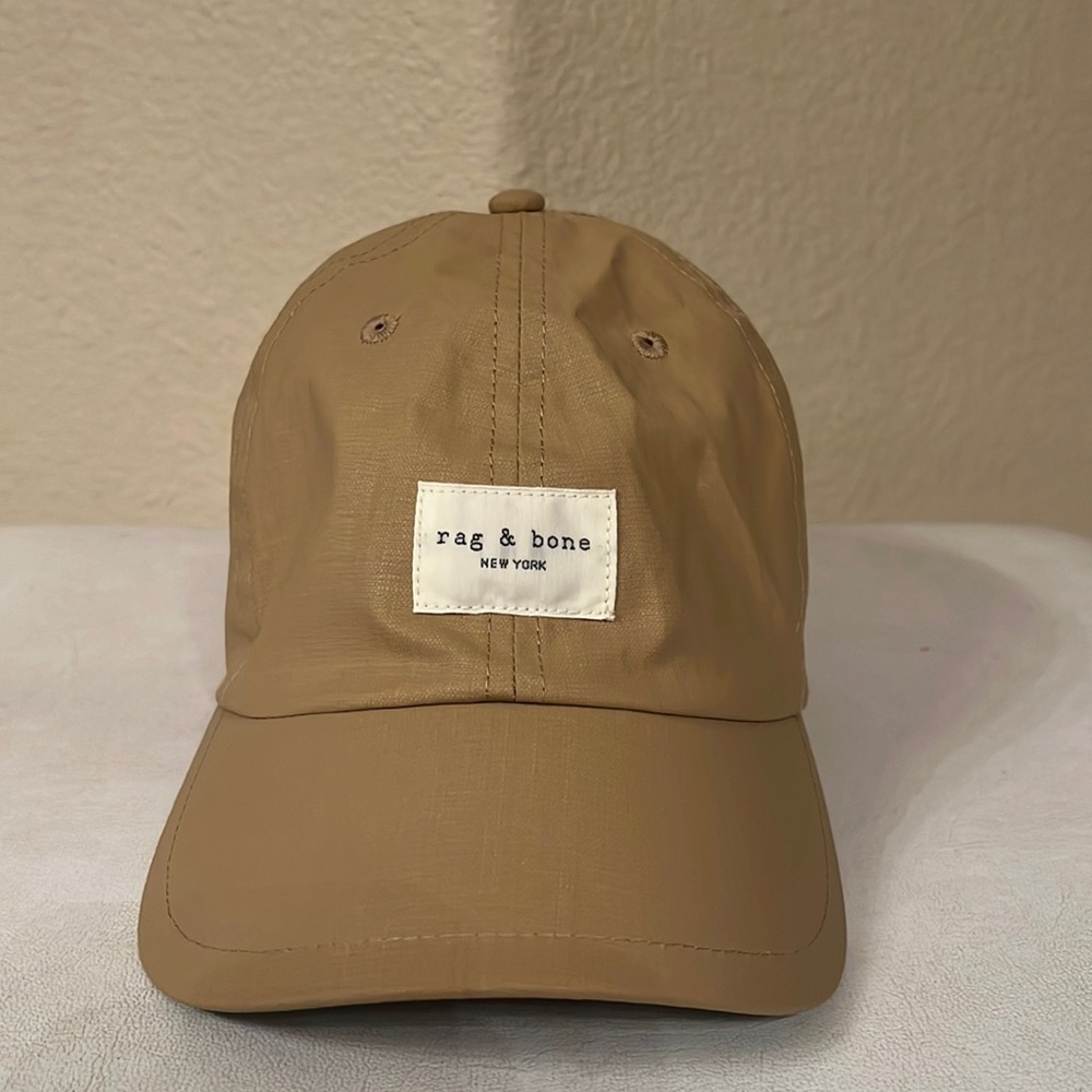 Rag and Bone Addison baseball cap in tan.  Brand new, never worn